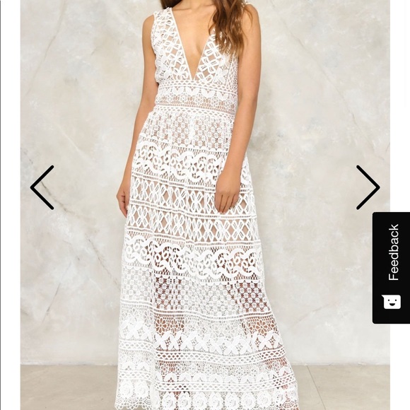 Nasty Gal Dresses & Skirts - Nasty Gal Isobel Crochet Dress